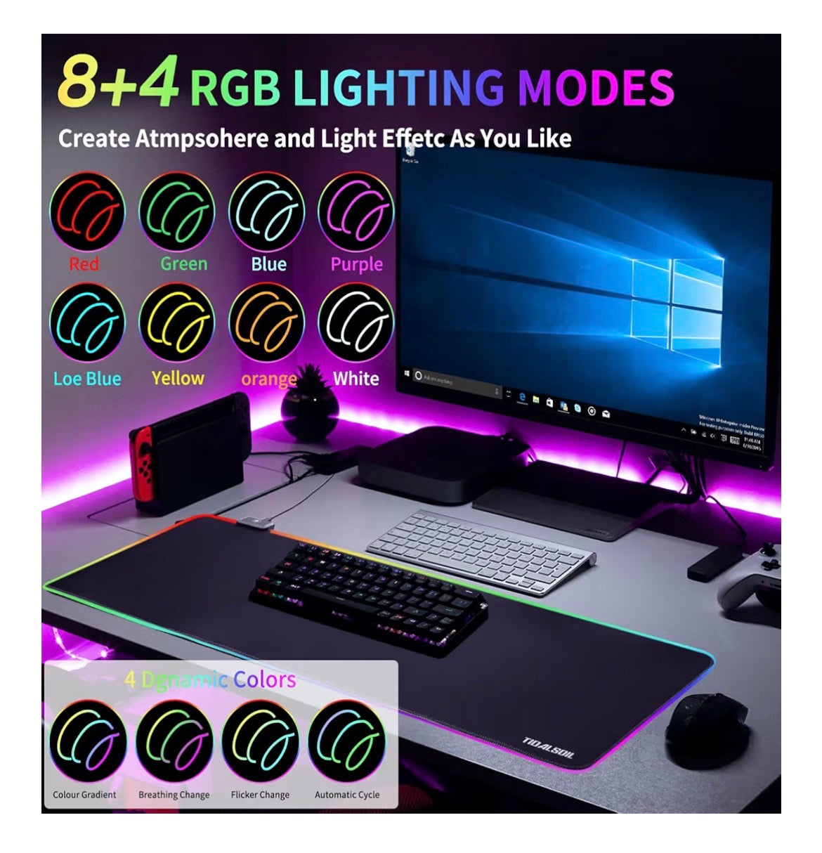 RGB Gaming Mouse Pad
